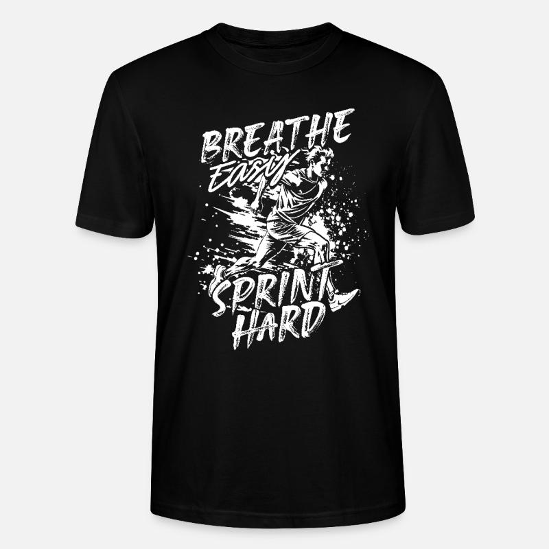 Sprint Athlétisme Sprint Difficile - T-shirt bio CRAFTER Stanley Stella Unisexe - noir