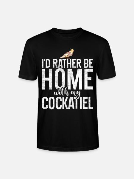Cadeaux de calopsitte - T-shirt bio CRAFTER Stanley Stella Unisexe - noir