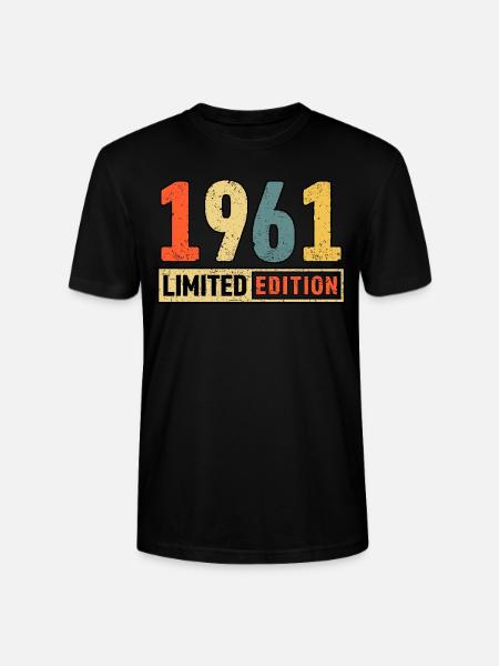 Edition limitée 1961 - T-shirt bio CRAFTER Stanley Stella Unisexe - noir