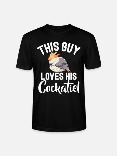 Cadeaux de calopsitte - T-shirt bio CRAFTER Stanley Stella Unisexe - noir