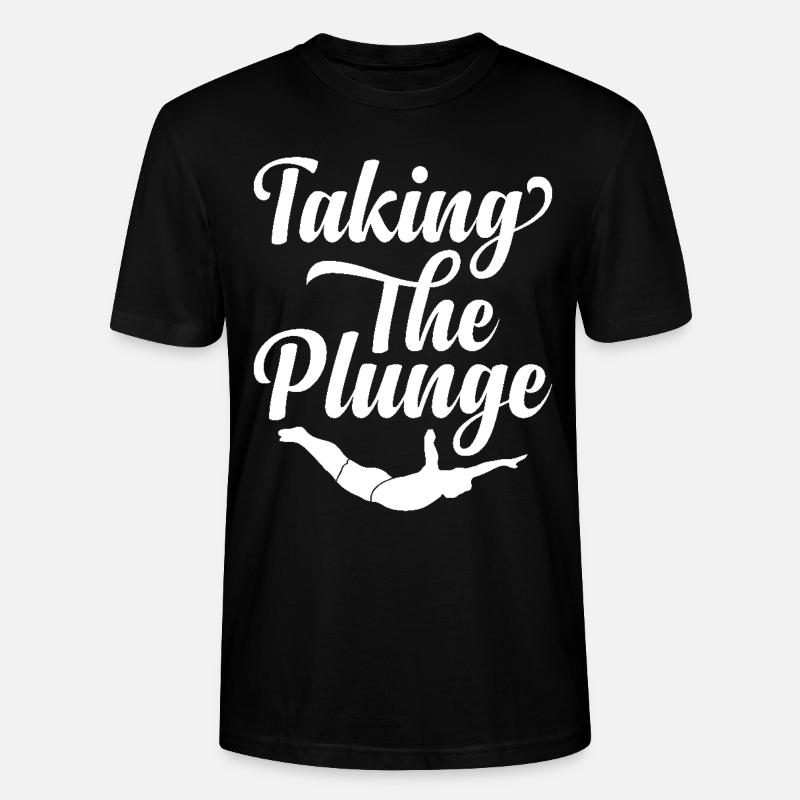 Plongeur Plongée Cliff Diver - T-shirt bio CRAFTER Stanley Stella Unisexe - noir