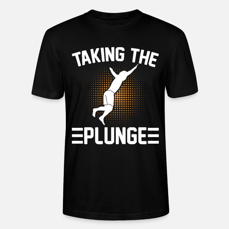Plongeur Plongée Cliff Diver - T-shirt bio CRAFTER Stanley Stella Unisexe - noir