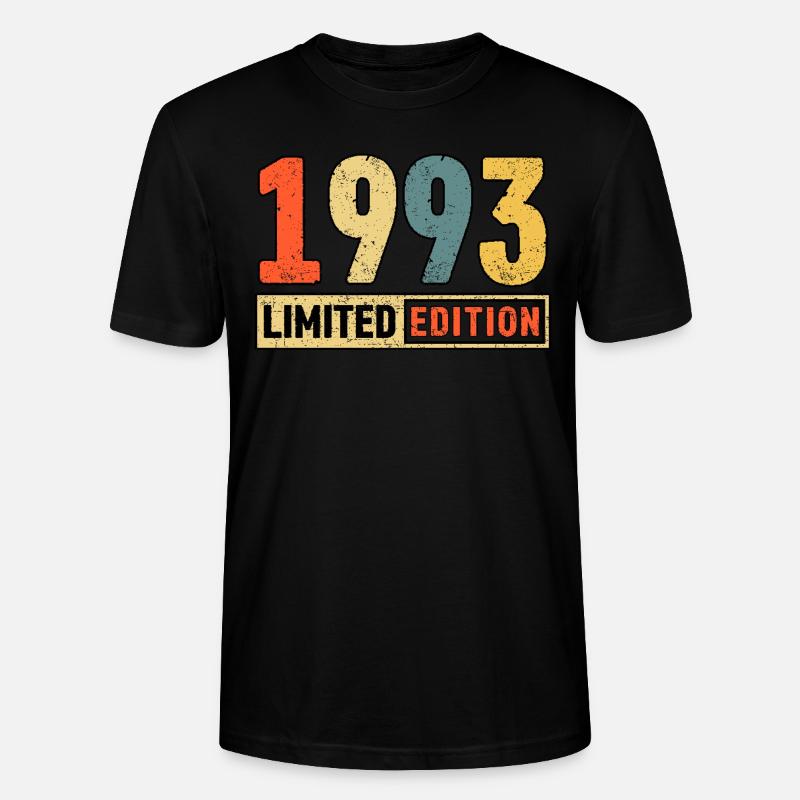 Edition limitée 1993 - T-shirt bio CRAFTER Stanley Stella Unisexe - noir