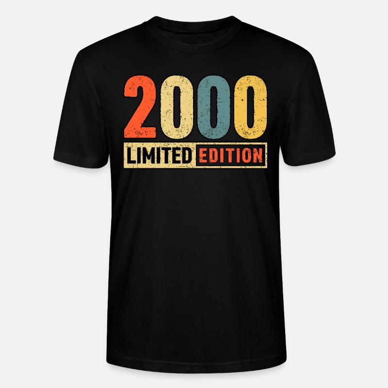 Limited Edition 2000 - Stanley/Stella Unisex Bio-T-Shirt CRAFTER - Schwarz