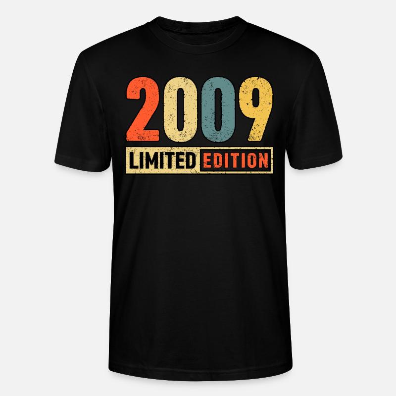 Edition limitée 2009 - T-shirt bio CRAFTER Stanley Stella Unisexe - noir
