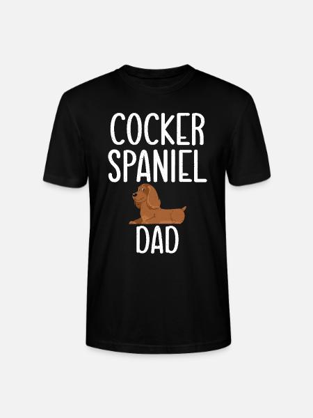 Cocker Spaniel Gifts - Stanley/Stella CRAFTER Unisex Organic T-Shirt - black