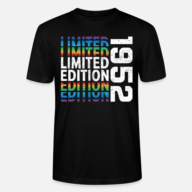 Edition limitée 1952 - T-shirt bio CRAFTER Stanley Stella Unisexe - noir