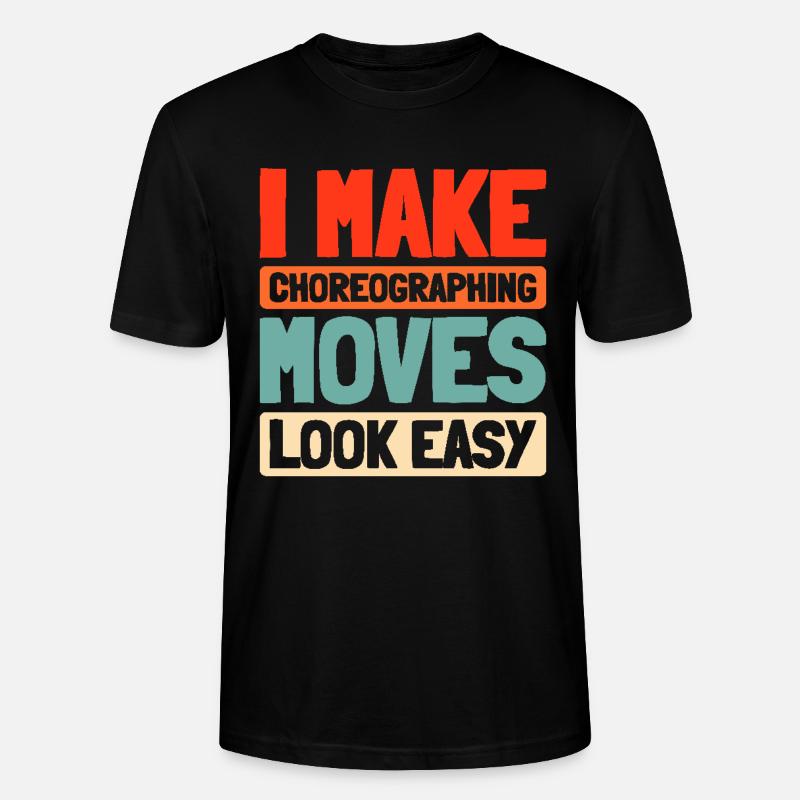 Choreograph - Stanley/Stella Unisex Bio-T-Shirt CRAFTER - Schwarz