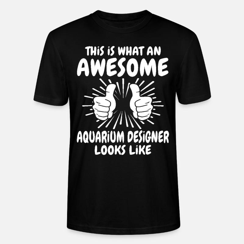Concepteur d’aquarium - T-shirt bio CRAFTER Stanley Stella Unisexe - noir