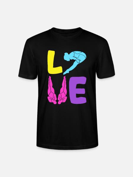 Wassersport Sprungbrett Taucher - Stanley/Stella Unisex Bio-T-Shirt CRAFTER - Schwarz
