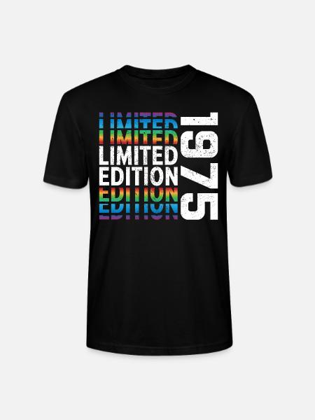 Limited Edition 1975 - Stanley/Stella CRAFTER Unisex Organic T-Shirt - black
