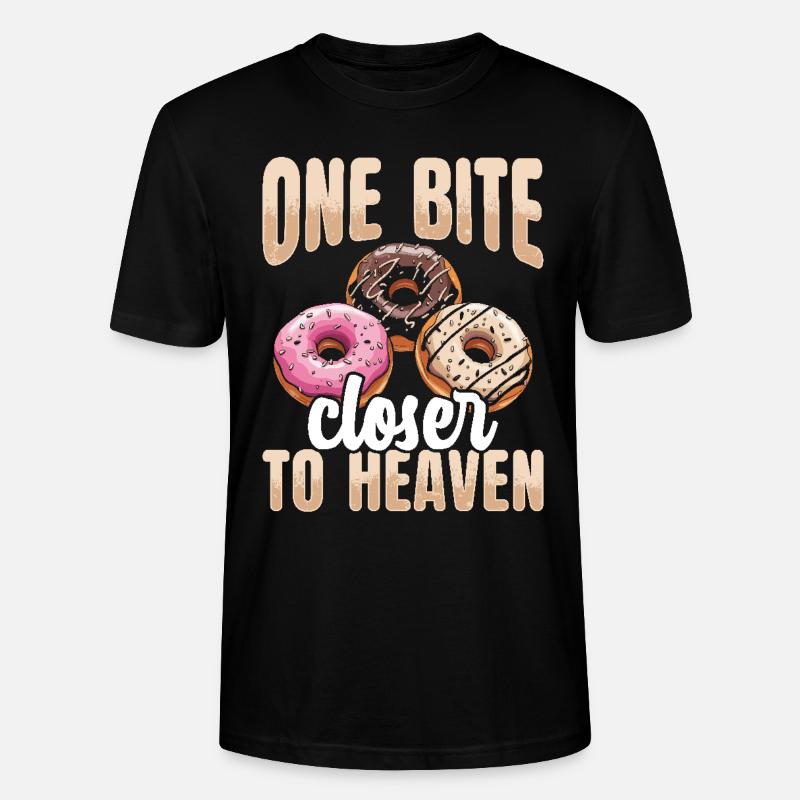 Donuts Donut - Stanley/Stella Unisex Bio-T-Shirt CRAFTER - Schwarz