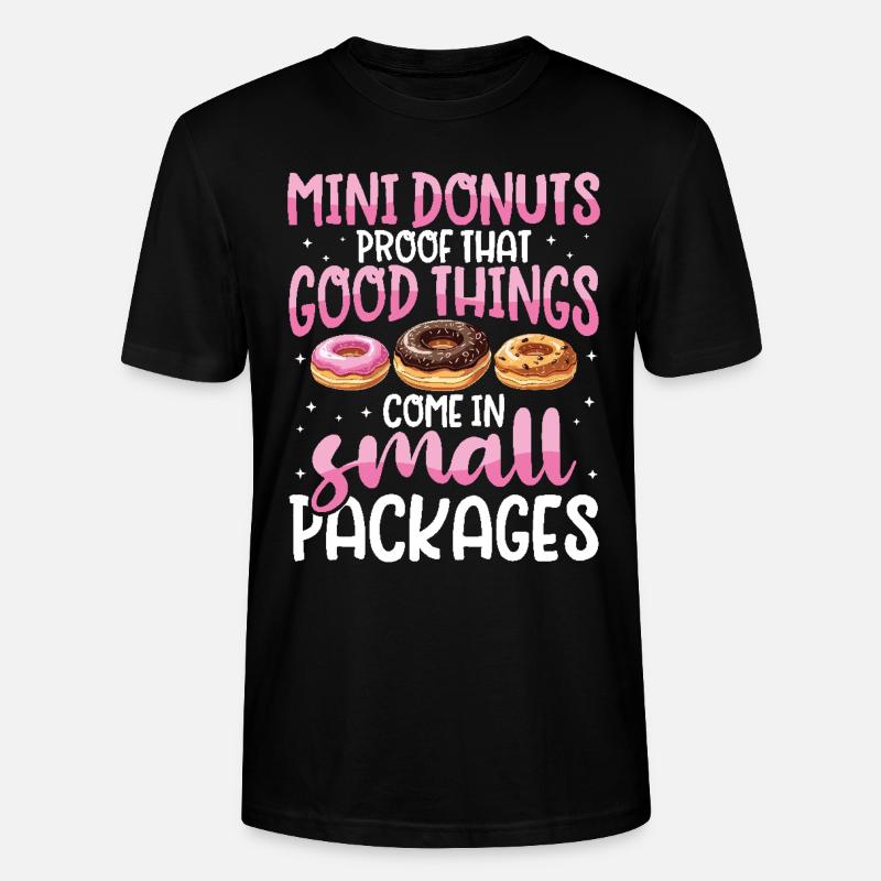 Donuts Donut - Stanley/Stella Unisex Bio-T-Shirt CRAFTER - Schwarz