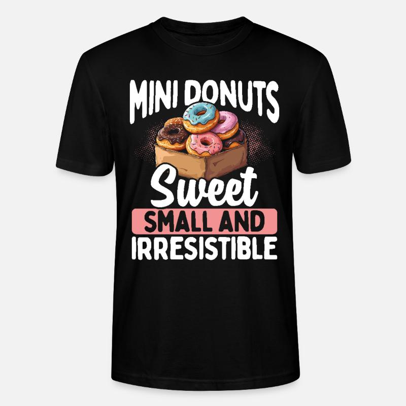 Donuts Donut - Stanley/Stella Unisex Bio-T-Shirt CRAFTER - Schwarz