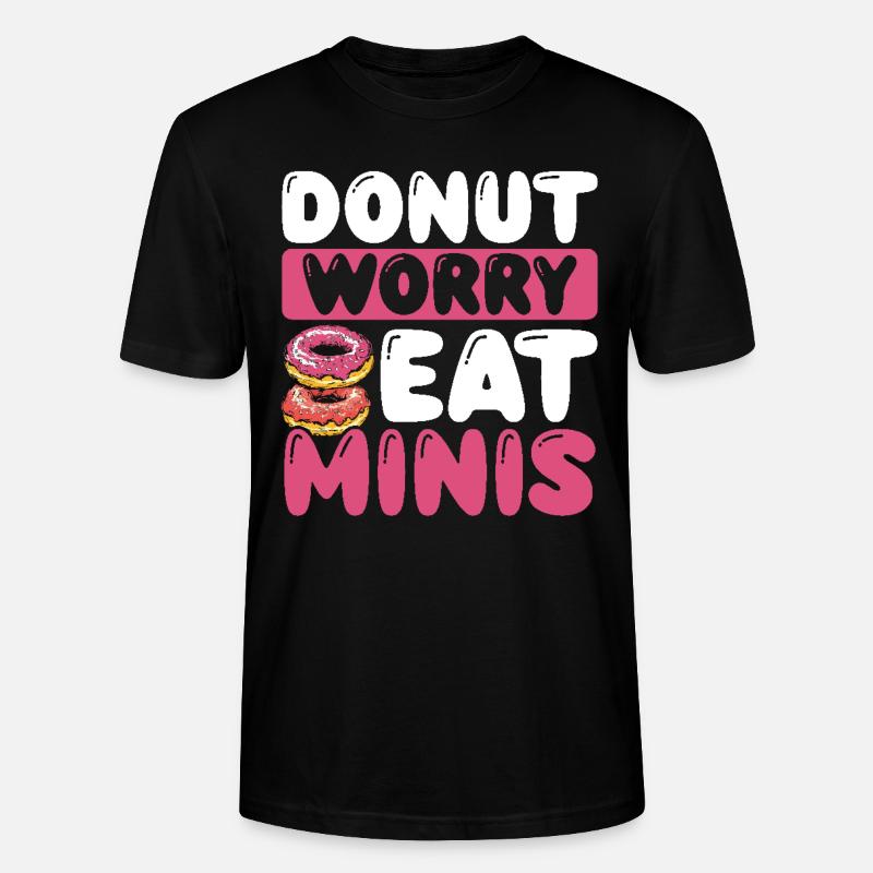 Donuts Donut - Stanley/Stella Unisex Bio-T-Shirt CRAFTER - Schwarz