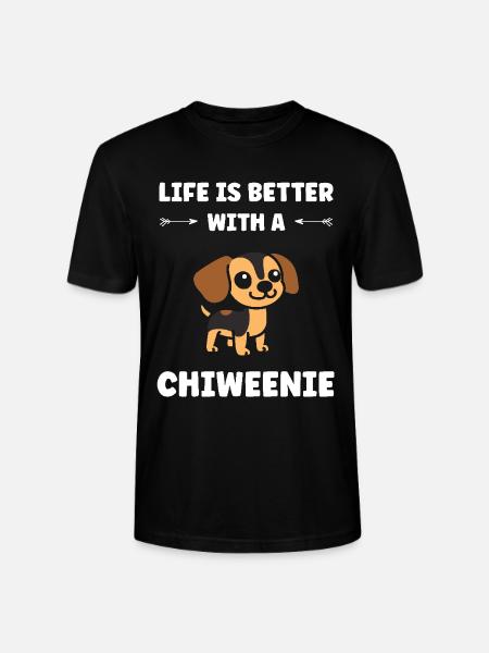 Chiweenie - T-shirt bio CRAFTER Stanley Stella Unisexe - noir