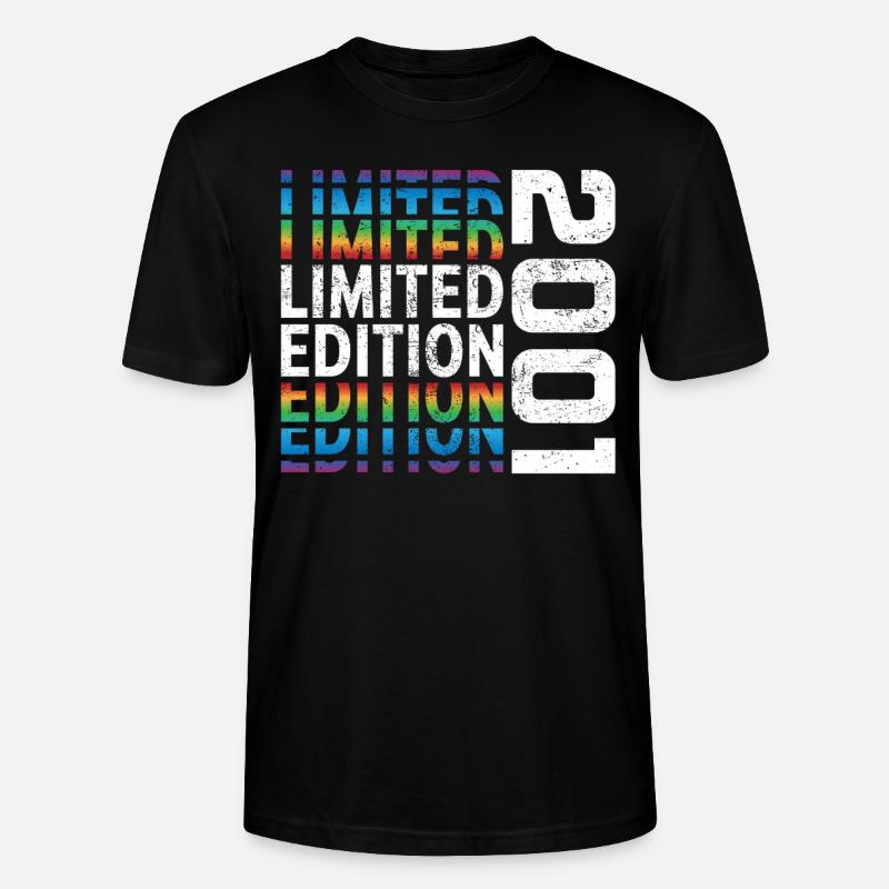 Edition limitée 2001 - T-shirt bio CRAFTER Stanley Stella Unisexe - noir