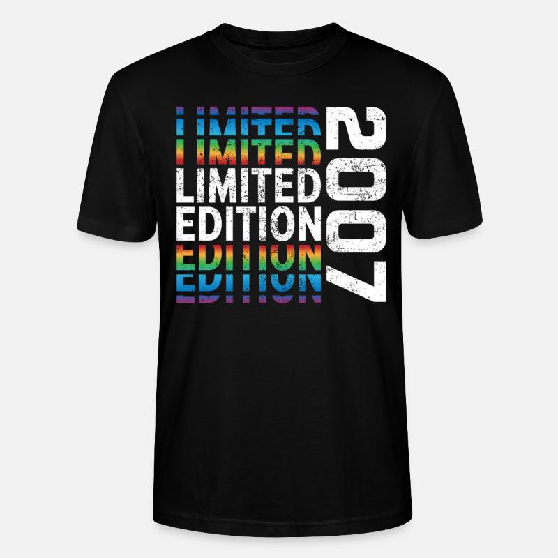 Limited Edition 2007 - Stanley/Stella Unisex Bio-T-Shirt CRAFTER - Schwarz