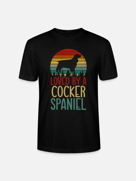 Cocker Spaniel Gifts - Stanley/Stella Unisex Bio-T-Shirt CRAFTER - Schwarz