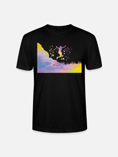 Trail Runner Cross Trail Bergläufer - Stanley/Stella Unisex Bio-T-Shirt CRAFTER - Schwarz