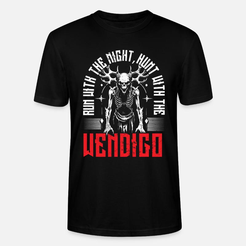 Wendigo Kryptide Cryptide - T-shirt bio CRAFTER Stanley Stella Unisexe - noir