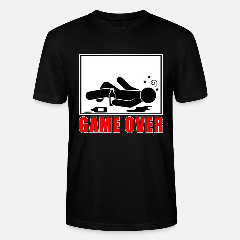 game over - Stanley/Stella Unisex Bio-T-Shirt CRAFTER - Schwarz
