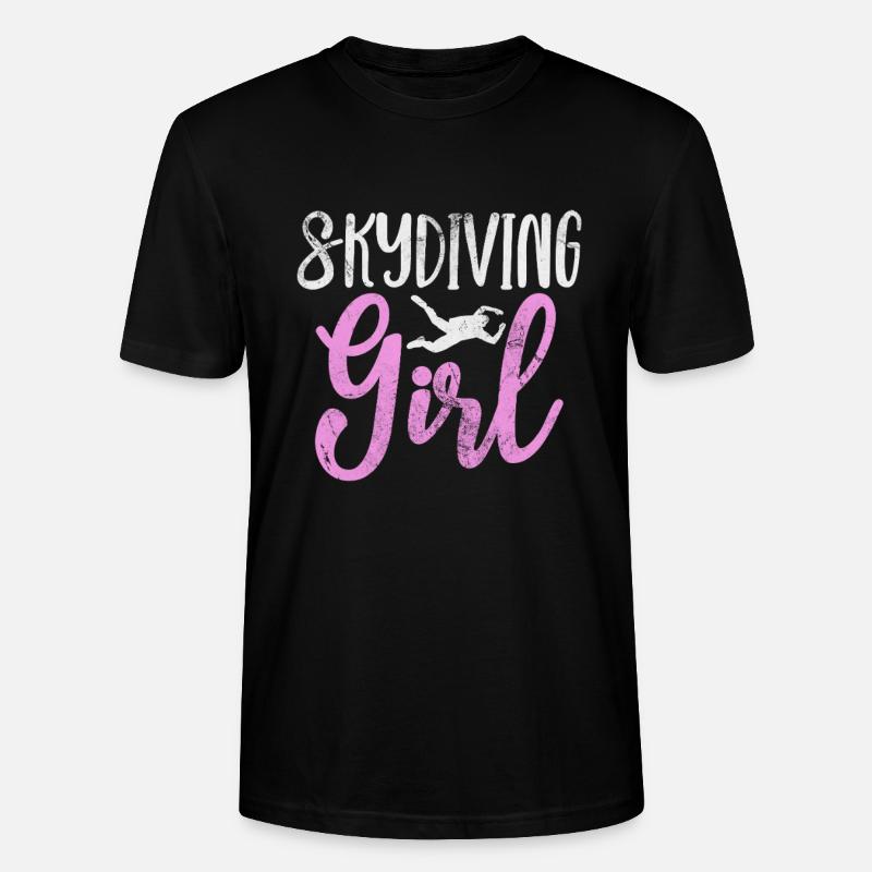 Skydive - Stanley/Stella Unisex Bio-T-Shirt CRAFTER - Schwarz