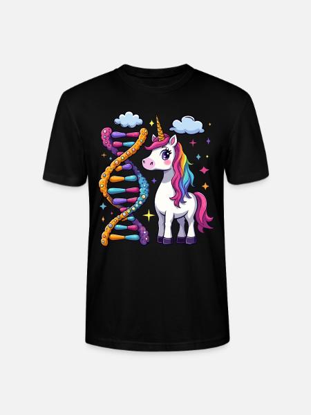 Einhorn DNA - Stanley/Stella Unisex Bio-T-Shirt CRAFTER - Schwarz