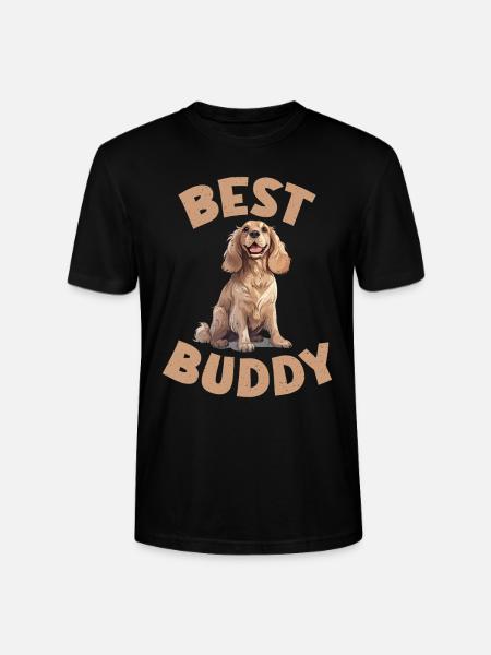Cocker Spaniel Gifts - Stanley/Stella Unisex Bio-T-Shirt CRAFTER - Schwarz