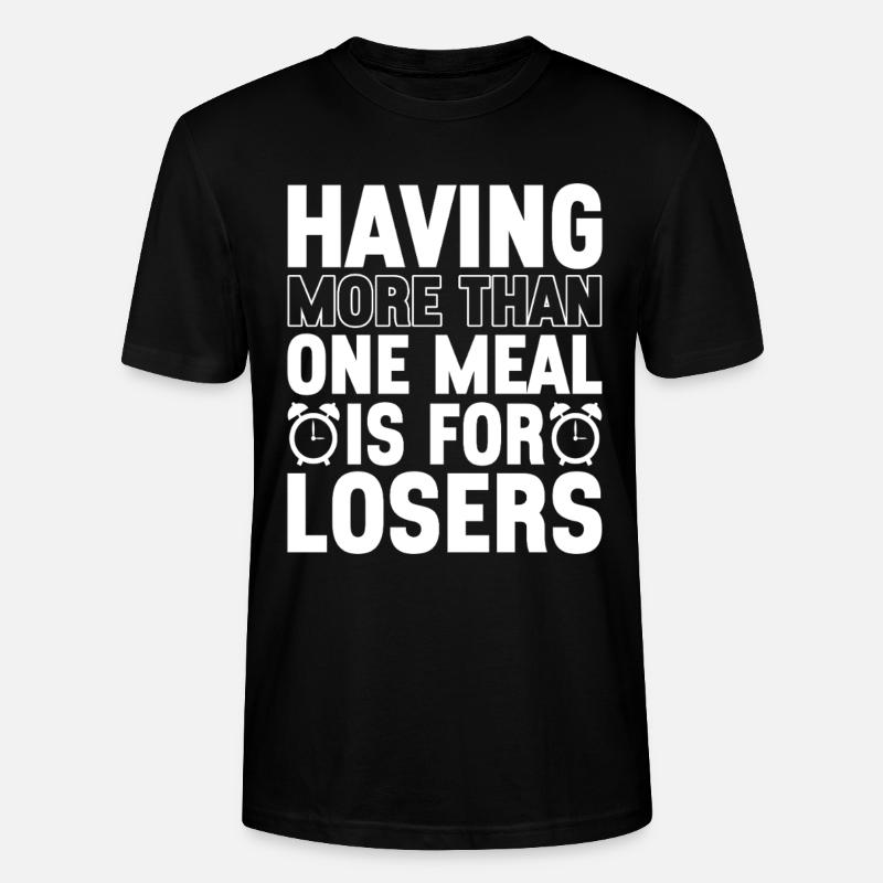 Intermittent fasting Intermittent fasting - Stanley/Stella CRAFTER Unisex Organic T-Shirt - black