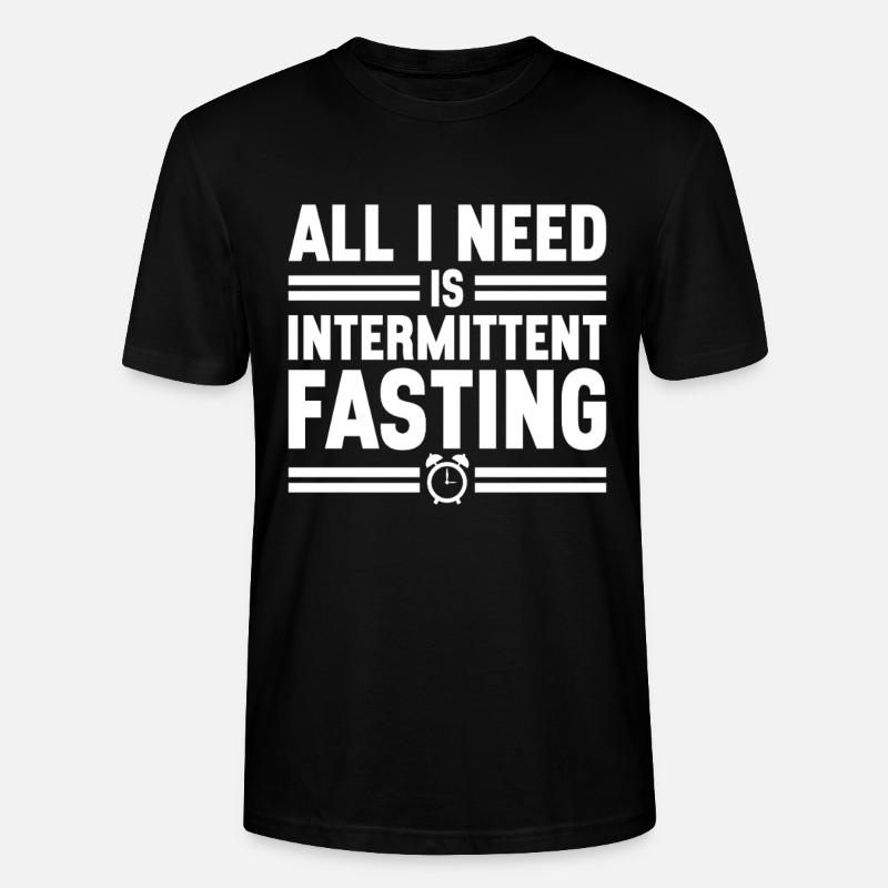 Intermittent fasting Intermittent fasting - Stanley/Stella CRAFTER Unisex Organic T-Shirt - black