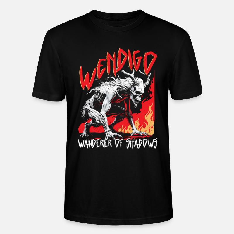 Wendigo Kryptide Cryptide - T-shirt bio CRAFTER Stanley Stella Unisexe - noir