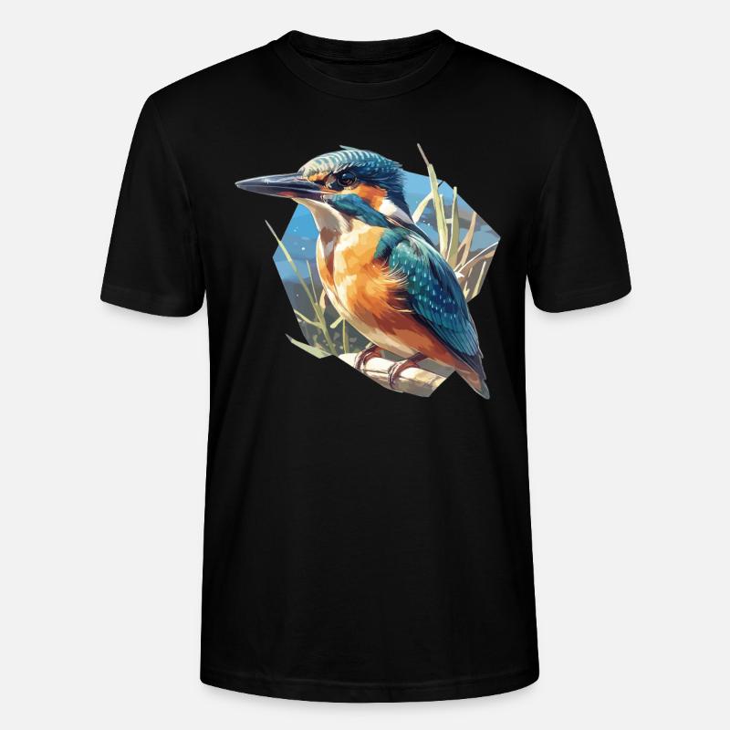 Eisvögel Eisvogel - Stanley/Stella Unisex Bio-T-Shirt CRAFTER - Schwarz