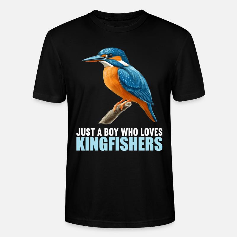Eisvögel Eisvogel - Stanley/Stella Unisex Bio-T-Shirt CRAFTER - Schwarz