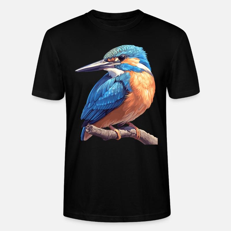 Eisvögel Eisvogel - Stanley/Stella Unisex Bio-T-Shirt CRAFTER - Schwarz