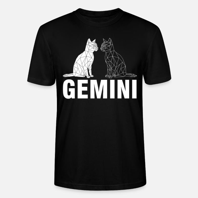 Gemini - Stanley/Stella CRAFTER Unisex Organic T-Shirt - black