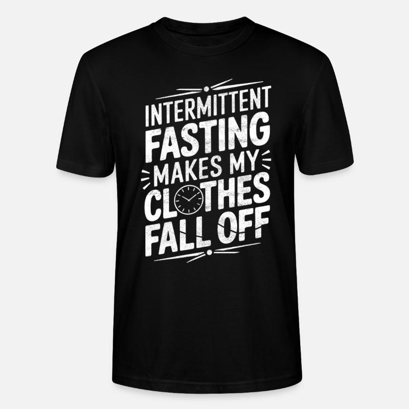 Intermittent fasting Intermittent fasting - Stanley/Stella CRAFTER Unisex Organic T-Shirt - black