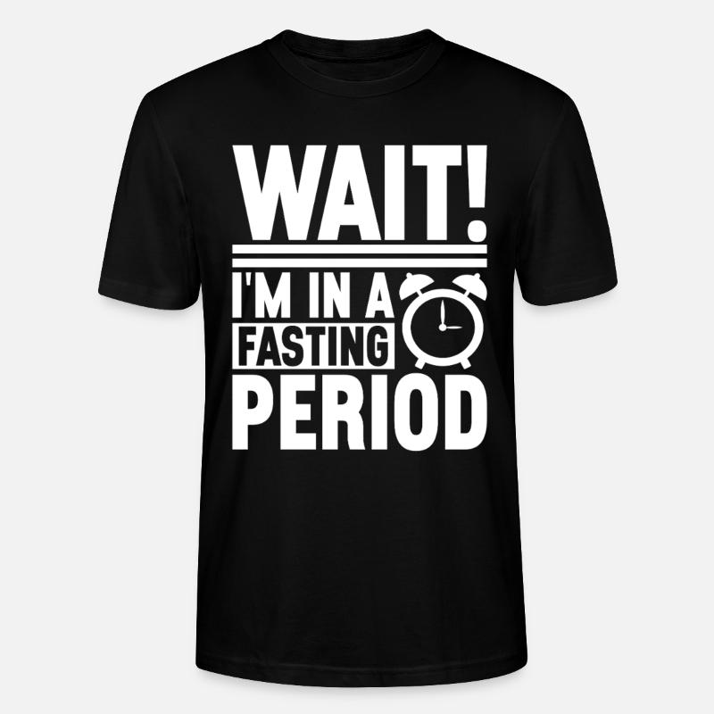 Intermittent fasting Intermittent fasting - Stanley/Stella CRAFTER Unisex Organic T-Shirt - black