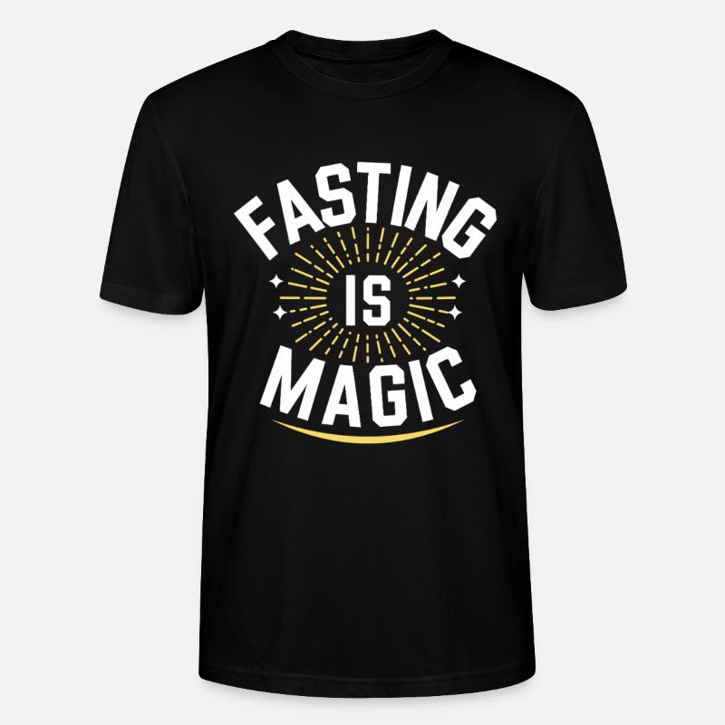 Intermittent fasting Intermittent fasting - Stanley/Stella CRAFTER Unisex Organic T-Shirt - black