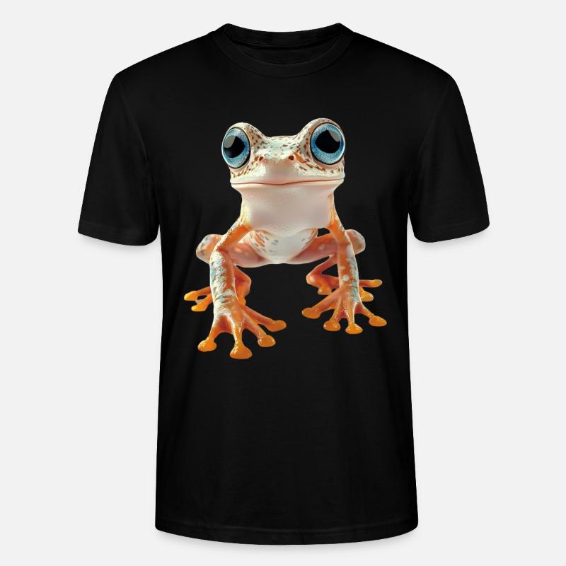 Frosch - Stanley/Stella Unisex Bio-T-Shirt CRAFTER - Schwarz