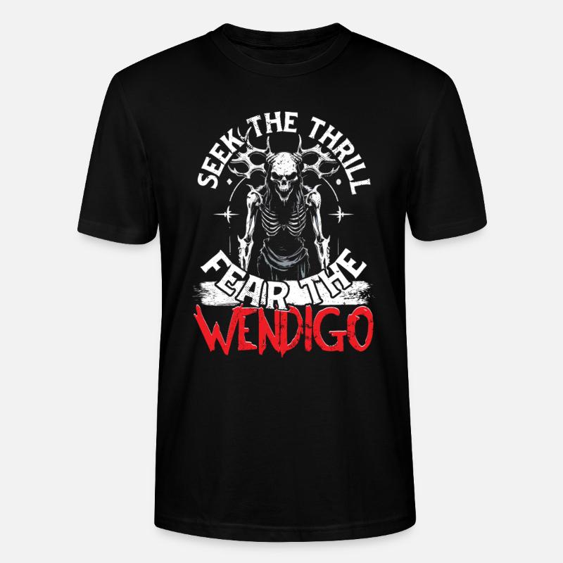 Wendigo Kryptide Cryptid - Stanley/Stella Unisex Bio-T-Shirt CRAFTER - Schwarz