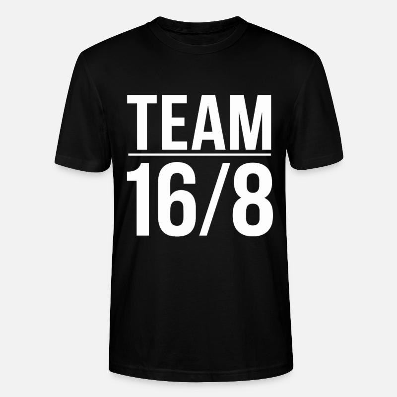 Intervallfasten Intermittierendes Fasten - Stanley/Stella Unisex Bio-T-Shirt CRAFTER - Schwarz