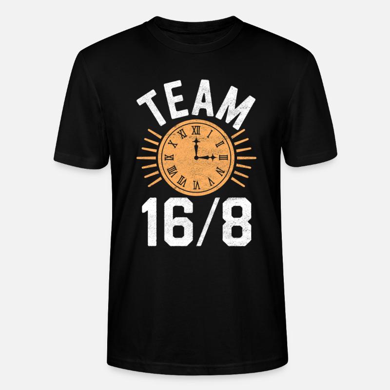 Intermittent fasting Intermittent fasting - Stanley/Stella CRAFTER Unisex Organic T-Shirt - black