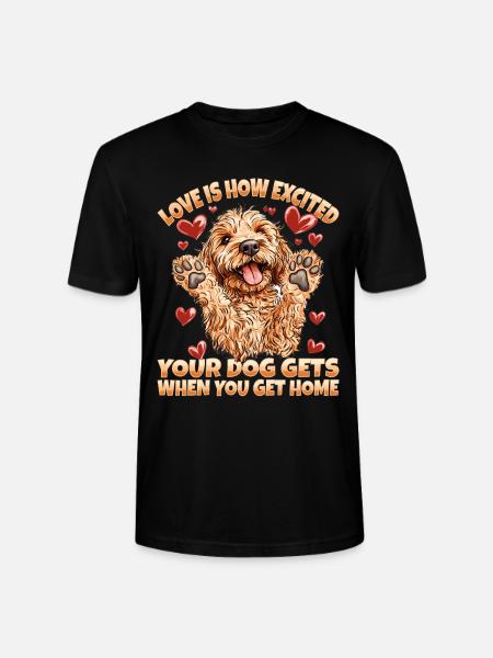 Goldendoodle Dog Owner - Stanley/Stella Unisex Bio-T-Shirt CRAFTER - Schwarz