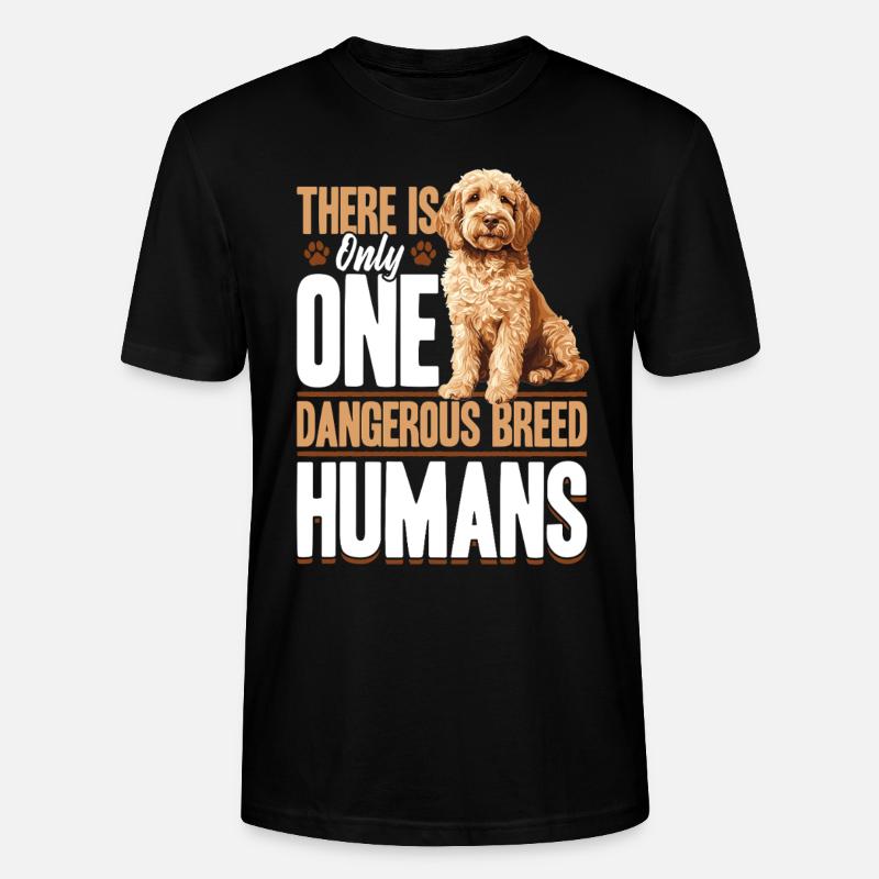 Propriétaire de chien Goldendoodle - T-shirt bio CRAFTER Stanley Stella Unisexe - noir