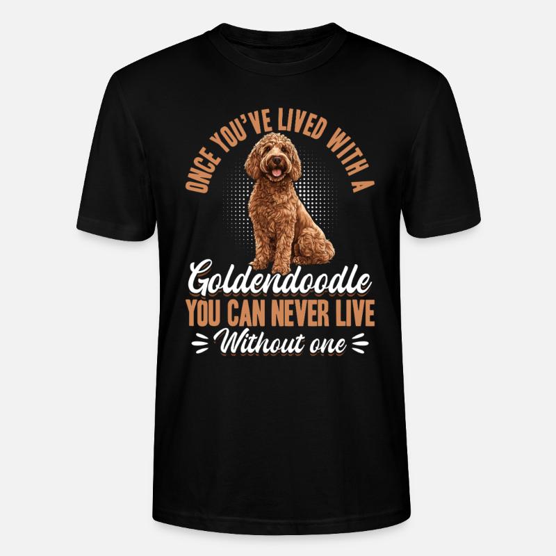 Propriétaire de chien Goldendoodle - T-shirt bio CRAFTER Stanley Stella Unisexe - noir