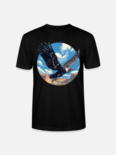 Vulture Geier - T-shirt bio CRAFTER Stanley Stella Unisexe - noir