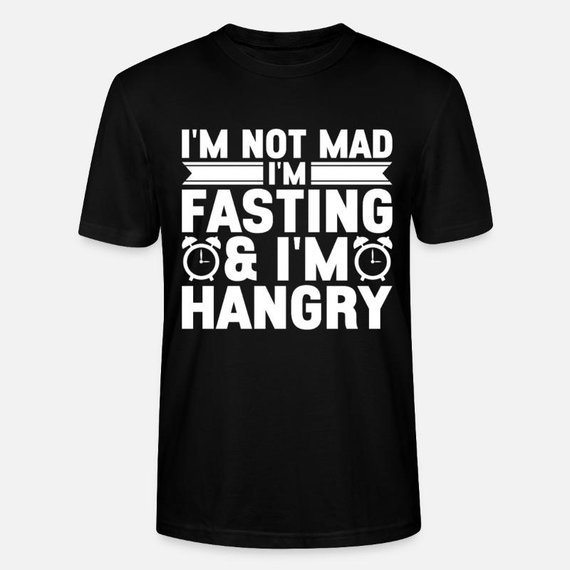 Intermittent fasting Intermittent fasting - Stanley/Stella CRAFTER Unisex Organic T-Shirt - black