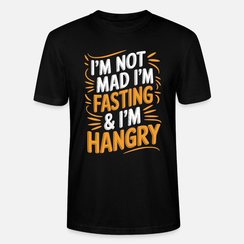 Intermittent fasting Intermittent fasting - Stanley/Stella CRAFTER Unisex Organic T-Shirt - black