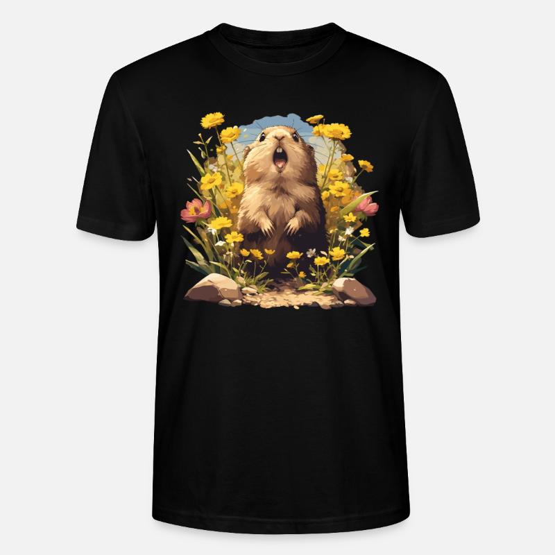 Lemminge Lemming - Stanley/Stella Unisex Bio-T-Shirt CRAFTER - Schwarz